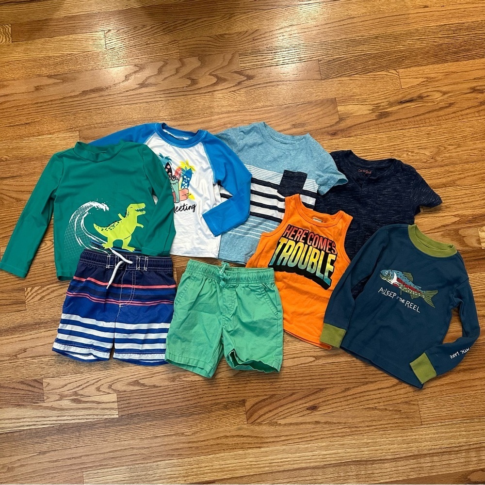 Cat & Jack Kids Matching Sets - Green, Blue, Orange